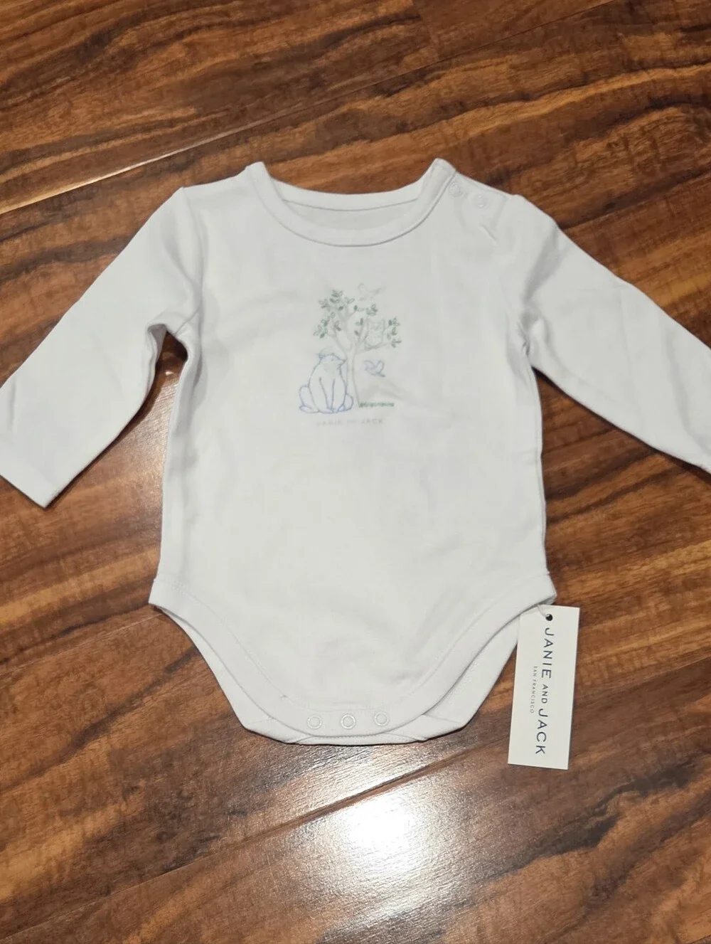 Janie and Jack NWT 0-3 Months Quilted Footie Romper and Bear Bodysuit